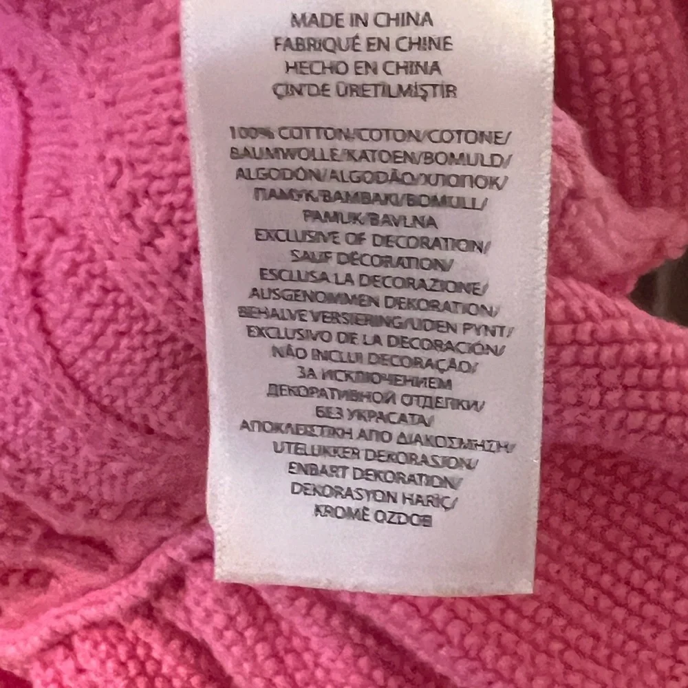 Polo by Ralph Lauren Pink Cable Knit Sweater - Picture 3 of 5